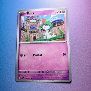 ralts - 027/091 (common) — pokemon: paldean fates
